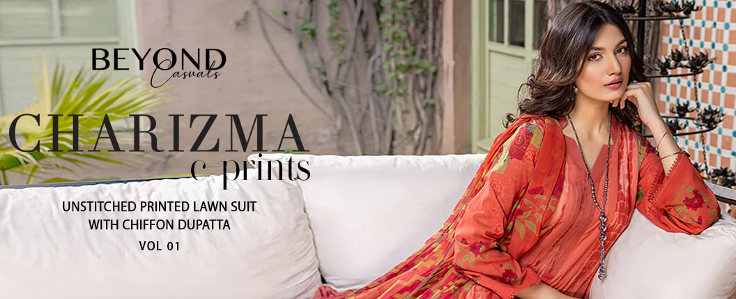 CHARIZMA C-Prints Lawn Dresses With Chiffon Dupatta