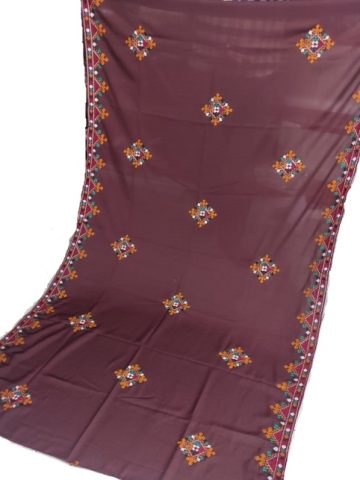 Sindhi Embroidery Chadar Swiss Lawn (Code: 6569)