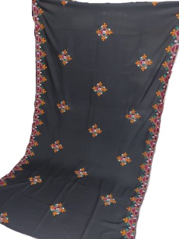 Traditional Sindhi Embroidery Chadar Swiss Lawn (Code: 6583)