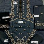 LUXURY Lawn Heavy Embroidered Dress With Bamber Embroidered Dupatta (UnStitched) (Code: 10052) - Image 2