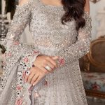 Luxury Heavy Embroidered Net Wedding Maxi Dress 2023 (Code: 11281)