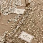 ASIM JOFA Design Chiffon Heavy Embroidered Dress With NET Heavy Embroidered Dupatta (Unstitched) (Code:11636) - Image 5
