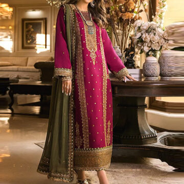 Chiffon wedding deals dresses pakistani