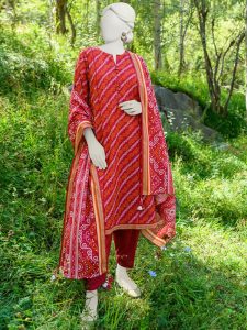 Digital Lawn Printed Dress Lawn Printed Dupatta & Plain Trouser (Unstitched) (Code:22371)