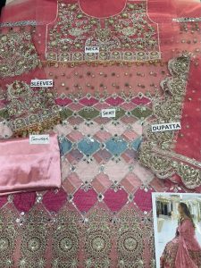 Party Wear Fancy Dress Design For Women Pakistani Brands 2025 Z 225x300