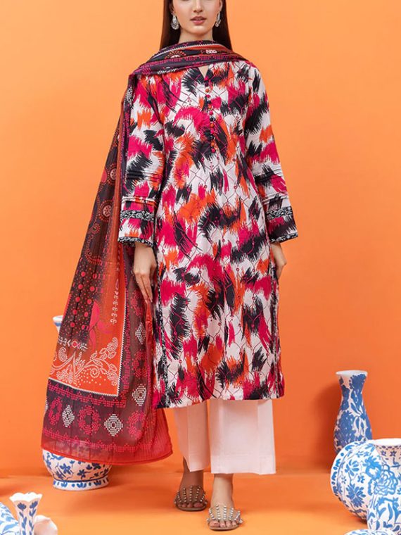 Limelight Design 3 PCs Digital Printed Lawn Dress (Unstitched) (Code:23184)