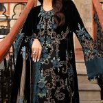 MARIA B Design Latest Printed Lawn Dress With Printed Chiffon Dupatta (Unstitched) (Code:23290) - Image 2