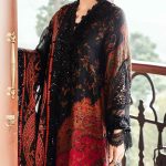 MAIRA B Design Latest Printed Lawn Dress With Printed Chiffon Dupatta (Unstitched) (Code:23295) - Image 2