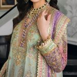 BAROQUE Design Luxurious Chiffon Heavy Embroidered Dress With Chiffon Heavy Embroidered Dupatta (3 PCs Unstitched) (Code:22782) - Image 2