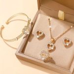 Beautiful Zircon Heart Shaped Combo Jewelry Gift Set (Code:22758) - Image 2