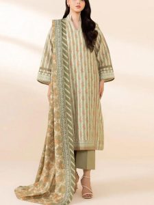 Sapphire Design 3 PCs Digital Lawn Suit (Unstitched) (Code:22869)