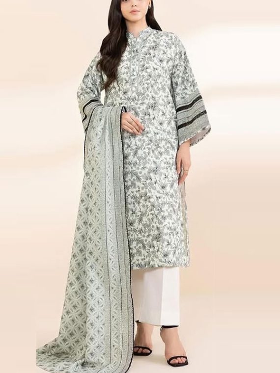 Sapphire - 3 PCs Digital Lawn Suit (Unstitched) (Code:22875)