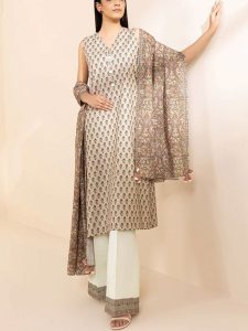 Sapphire – 3 PCs Digital Lawn Suit (Unstitched) (Code:22878)