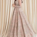 MARIA B Design Latest Heavy NET Embroidered Dress With NET Embroidered Dupatta (Unstitched) (Code:23634) - Image 2