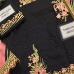 AFROZE Design Latest Heavy Embroidered Lawn Dress With Pure Chiffon Embroidered Dupatta (Unstitched) (Code:23870) - Image 3