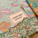 RAMSHA KHAN Design Latest Digital Printed Embroidered Lawn Dress With Printed Silk Dupatta (Code:27424) - Image 5