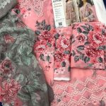 IZNIK Design Lawn Schiffli Embroidered All-Over Printed Dress with Embroidery Chiffon Dupatta (Unstitched) (Code:27791) - Image 2