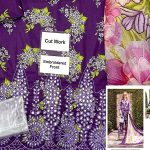 MARIA B Design Digital Printed Boring Chicken Karri Embroidered Lawn Suit with Printed Chiffon Dupatta (Unstitched) (Code:27786 - Image 4
