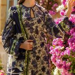 ELAF Design Latest Printed Lawn Embroidered Dress With Printed Chiffon Dupatta (Unstitched) (Code:27926) - Image 2