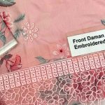 IZNIK Design Lawn Schiffli Embroidered All-Over Printed Dress with Embroidery Chiffon Dupatta (Unstitched) (Code:27791) - Image 5