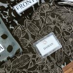 MARIA B Design Latest Printed Lawn Dress With Chiffon Embroidered Dupatta (Unstitched) (Code:27780) - Image 5