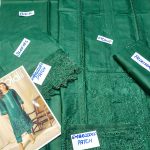 2 PCs Embroidered Lawn Dress With Embroidered Trouser (Unstitched) (Code:28672) - Image 2