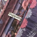 Heavy Embroidered Lawn Dress With Soft Silk Printed Dupatta (Unstitched) (Code:28376) - Image 5