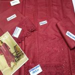 2 PCs Embroidered Lawn Dress With Embroidered Trouser (Unstitched) (Code:28679) - Image 2