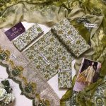 MARIA B Design Embroidered Lawn Chicken Karri Dress With Embroidered Khaddi Dupatta (Unstitched) (Code:28382) - Image 3