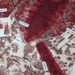 MARIA B Design Digital Printed Embroidered Lawn Dress With Digital Printed Chiffon Dupatta (Unstitched) (Code:28417) - Image 4
