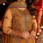 ASIM JOFA Design Heavy Sequence Embroidered Chiffon Dress With Chiffon Embroidered Dupatta (Unstitched) (Code:29685) - Image 5