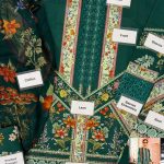MARIA B Design Digital Printed Lawn Embroidered Dress With Printed Chiffon Dupatta (Unstitched) (Code:29022) - Image 3