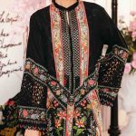 MARIA B Design Digital Printed Lawn Embroidered Dress With Printed Chiffon Dupatta (Unstitched) (Code:29026) - Image 2
