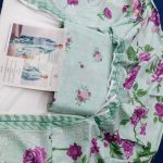 Banadora Printed Lawn Dress With Airjet Printed Lawn Dupatta (Unstitched) (Code:29289) - Image 2