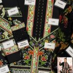MARIA B Design Digital Printed Lawn Embroidered Dress With Printed Chiffon Dupatta (Unstitched) (Code:29026) - Image 3