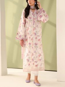 Banadora Printed Lawn Dress With Airjet Printed Lawn Dupatta (Unstitched) (Code:29279)