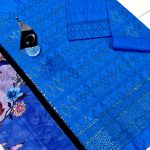 Lawn Heavy Headskip Booring Embroidry Dress Digital Printe Diamond Dupatta (Unstitched) (Code:29063) - Image 3