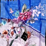 Lawn Heavy Headskip Booring Embroidry Dress Digital Printe Diamond Dupatta (Unstitched) (Code:29063) - Image 5