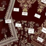 Velvet Luxury Embroidered Wedding Dress With Net Embroidered Dupatta (Unstitched) (Code:30408) - Image 3
