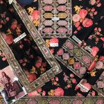 Anila's Same As Orignal Shamoze Silk Heavy Embroidered Dress With Printed Silk Heavy Embroidery Dupatta (Unstitched) (Code:30628) - Image 2