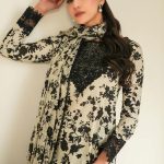 Digital Printed Lawn Dress With Chiffon Printed Dupatta (Unstitched) (Code:30324) - Image 2