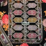 Anila's Same As Orignal Shamoze Silk Heavy Embroidered Dress With Printed Silk Heavy Embroidery Dupatta (Unstitched) (Code:30628) - Image 3