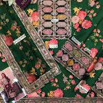 Anila's Same As Original Shamoze Silk Heavy Embroidered Dress With Printed Silk Heavy Embraided Dupatta (Unstitched) (Code:30634) - Image 2