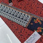 3 PCs Printed Khaddar Dress With Digital Printed Khaddar Dupatta (Unstitched) (Code:30907) - Image 3