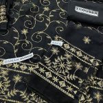 ASIM JOFA DESIGN Embroidered Chiffon Party Wear Dress With Embroidered Chiffon Dupatta (Unstitched) (Code:30440) - Image 5