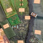MARIA B Design Chiffon Tie & Die Heavy Embroidered Dress With Chiffon Embroidered Dupatta (Unstitched) (Code:31239) - Image 2