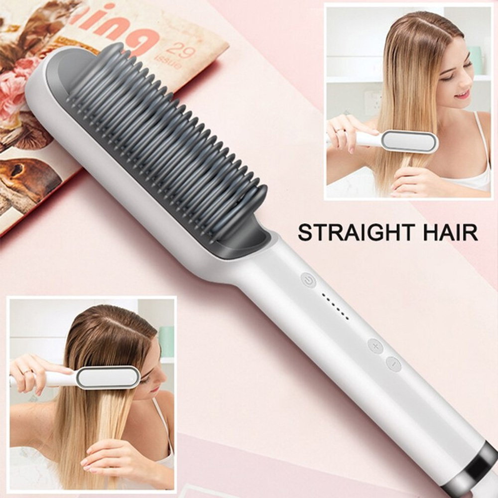 Hair Straightener Comb Brush - Image 2