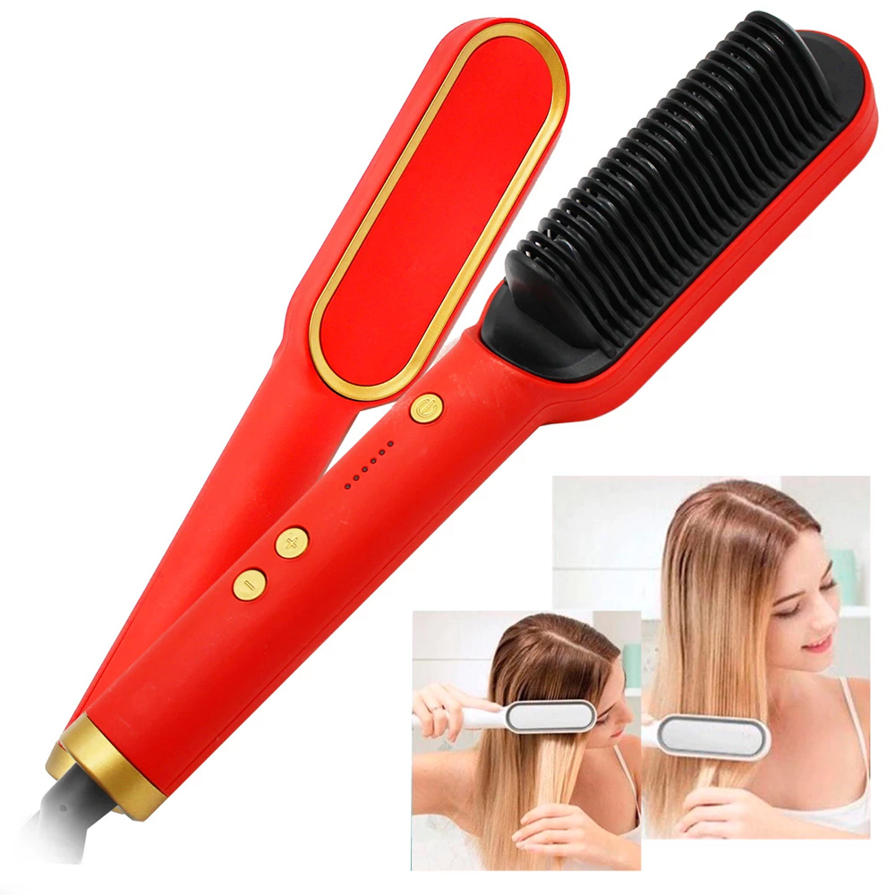 Hair Straightener Comb Brush - Image 4