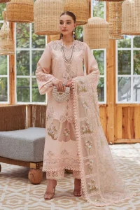 Crimson Digital Fancy Booring Heavy Embroidered Lawn Dress With Chiffon Printed Banadora Dupatta (Unstitched) (Code:180712)
